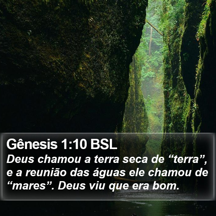 Gênesis 1:10 BSL Bible Study