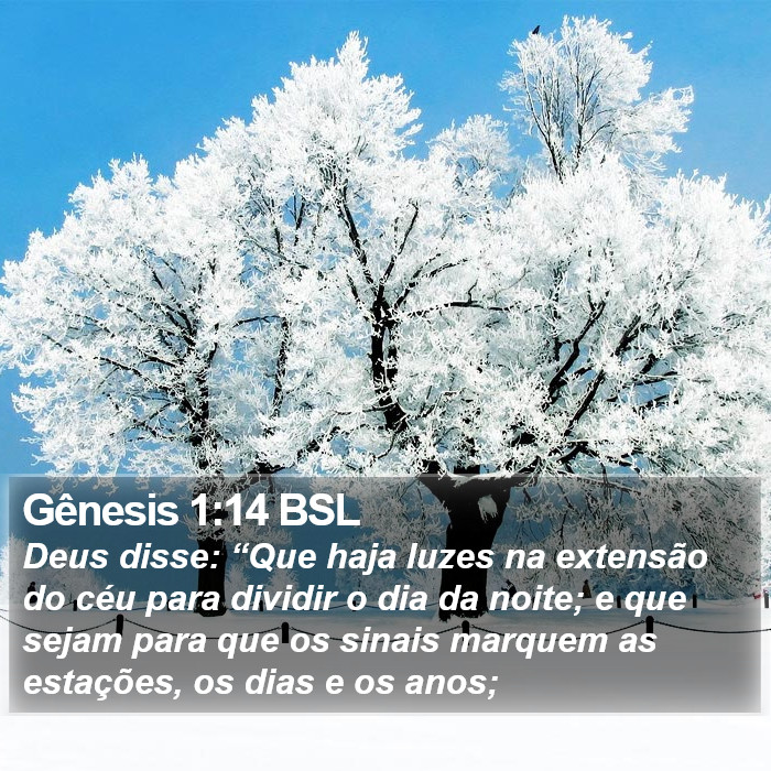 Gênesis 1:14 BSL Bible Study