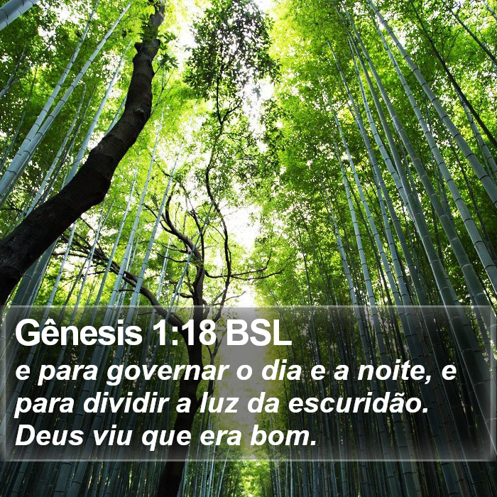 Gênesis 1:18 BSL Bible Study