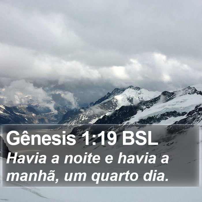 Gênesis 1:19 BSL Bible Study