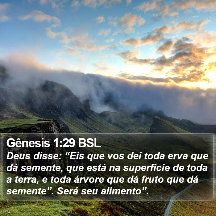 Gênesis 1:29 BSL Bible Study