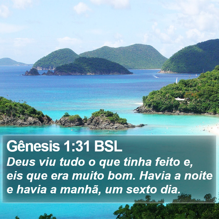 Gênesis 1:31 BSL Bible Study