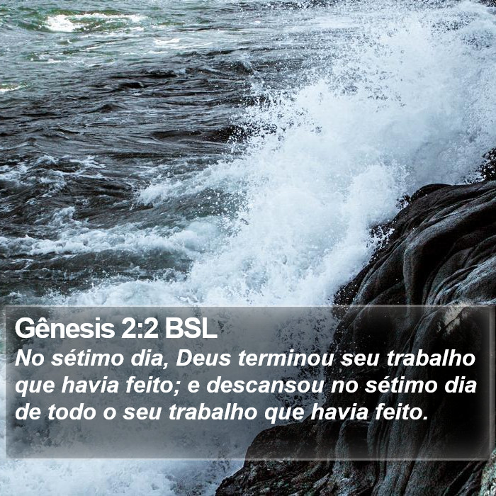 Gênesis 2:2 BSL Bible Study