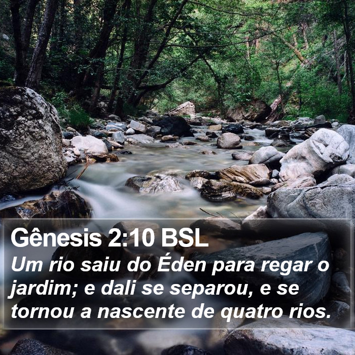 Gênesis 2:10 BSL Bible Study