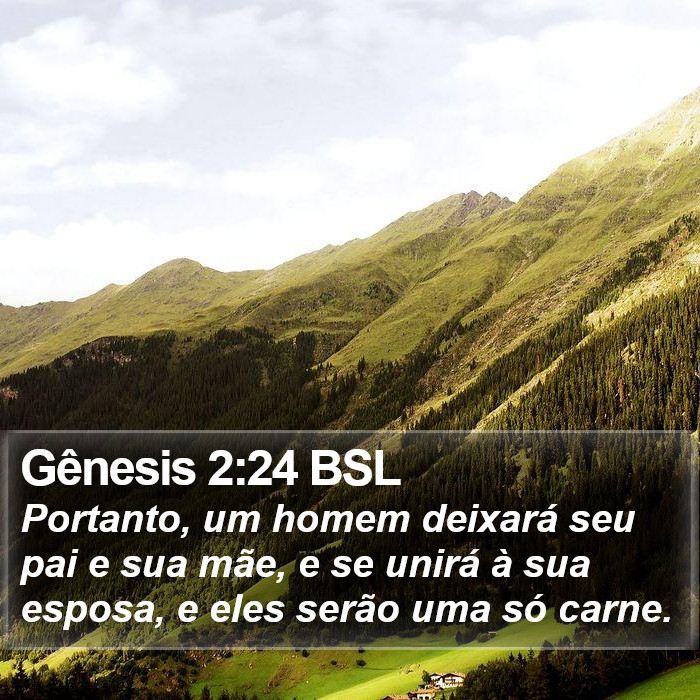 Gênesis 2:24 BSL Bible Study