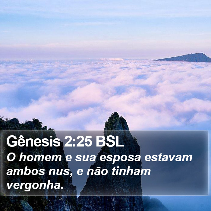Gênesis 2:25 BSL Bible Study