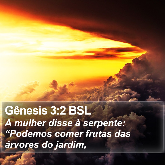 Gênesis 3:2 BSL Bible Study