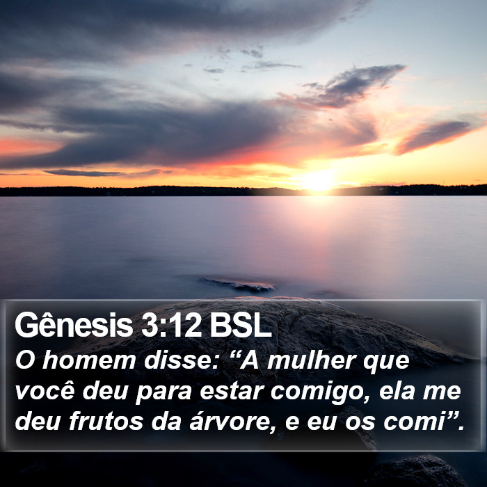 Gênesis 3:12 BSL Bible Study