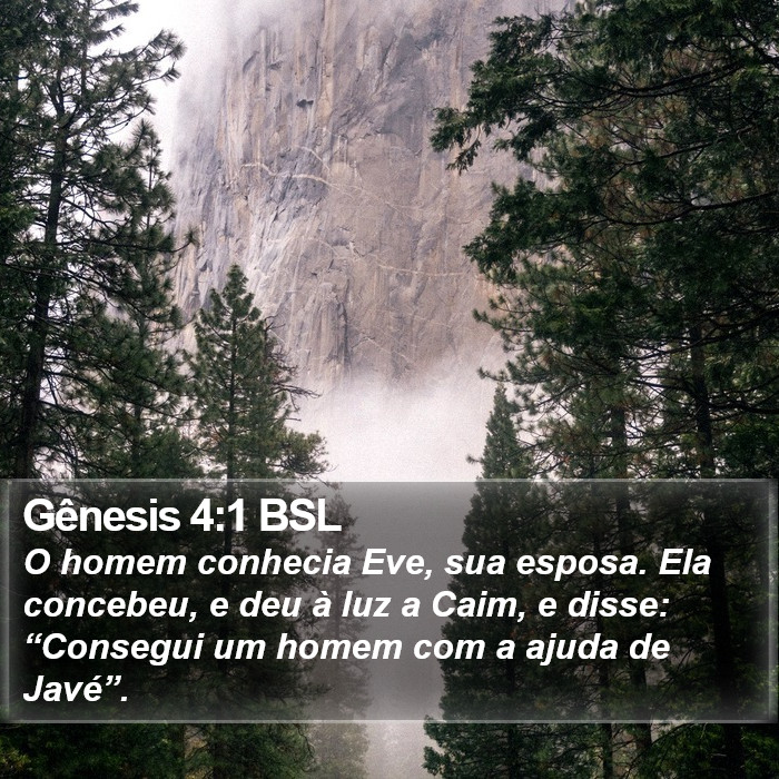 Gênesis 4:1 BSL Bible Study