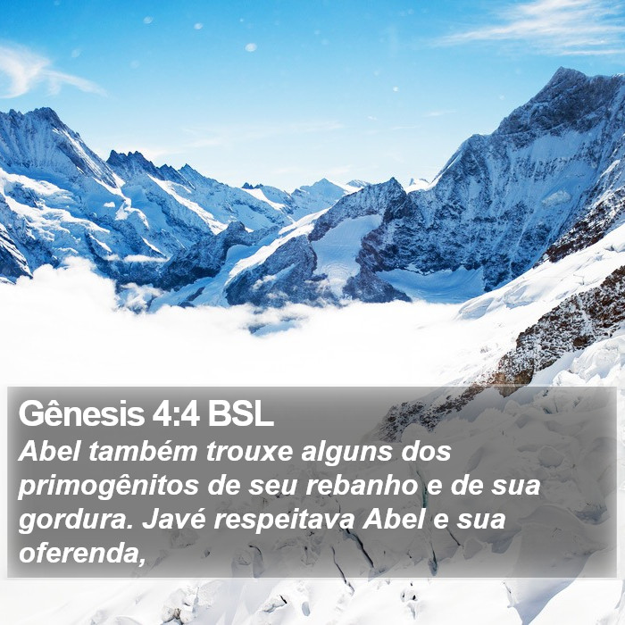 Gênesis 4:4 BSL Bible Study