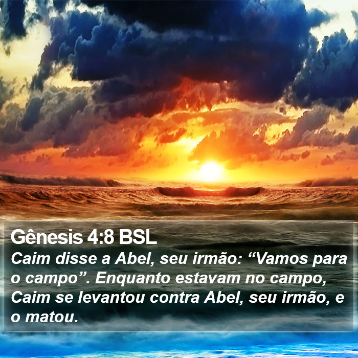 Gênesis 4:8 BSL Bible Study