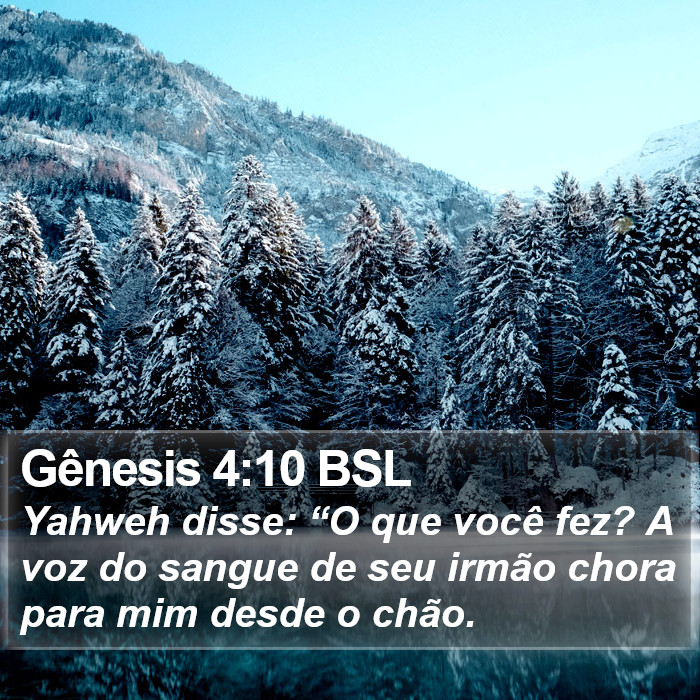 Gênesis 4:10 BSL Bible Study