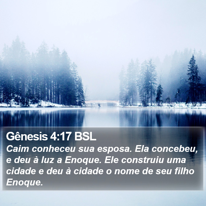 Gênesis 4:17 BSL Bible Study