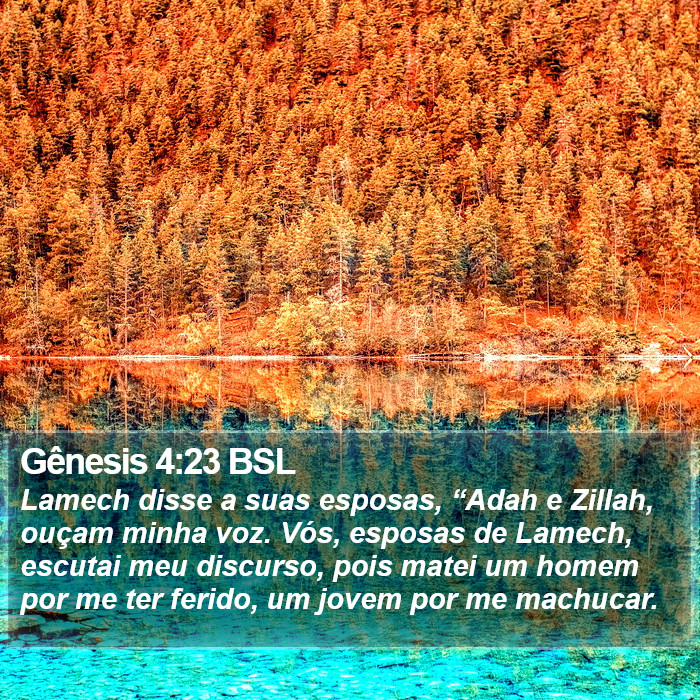 Gênesis 4:23 BSL Bible Study