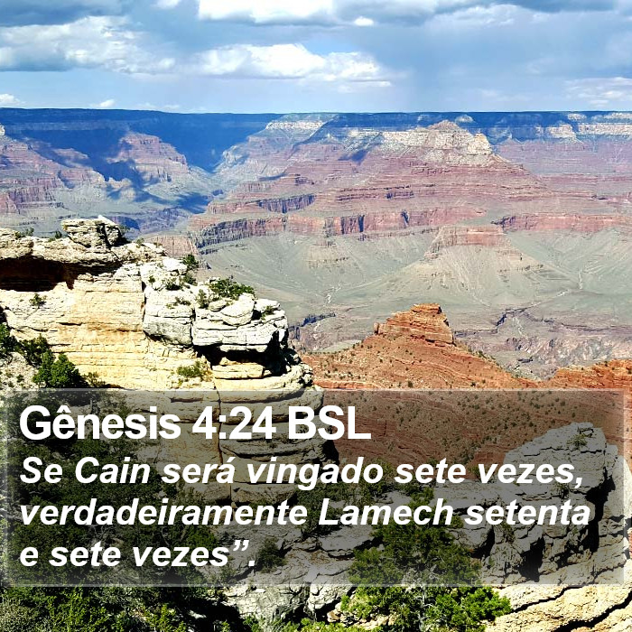 Gênesis 4:24 BSL Bible Study