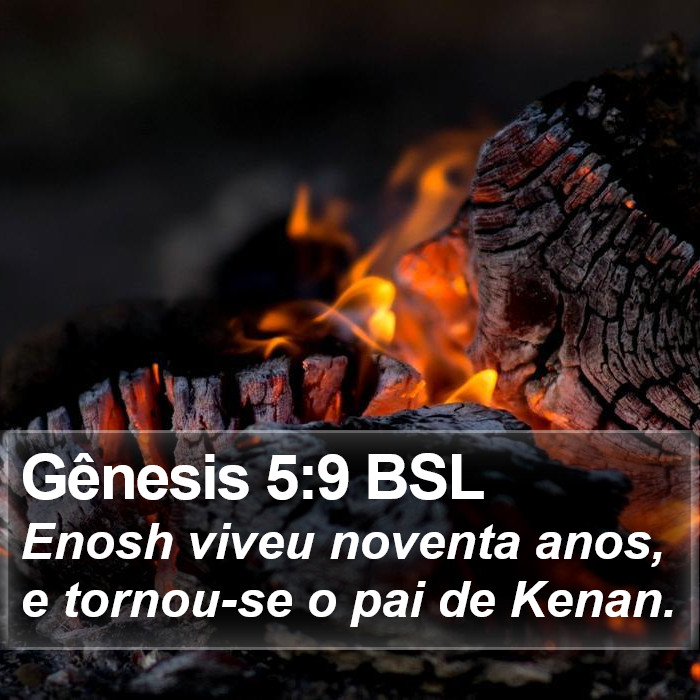 Gênesis 5:9 BSL Bible Study