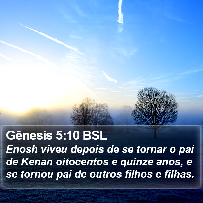 Gênesis 5:10 BSL Bible Study