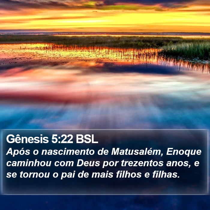 Gênesis 5:22 BSL Bible Study