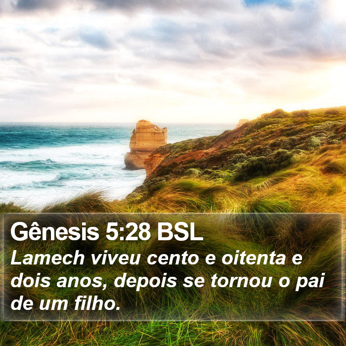 Gênesis 5:28 BSL Bible Study