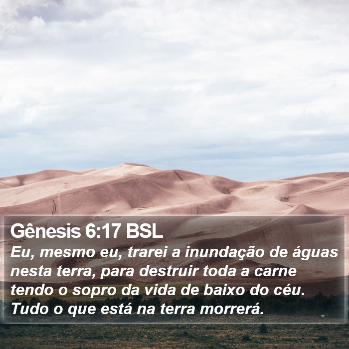Gênesis 6:17 BSL Bible Study