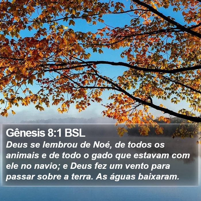 Gênesis 8:1 BSL Bible Study