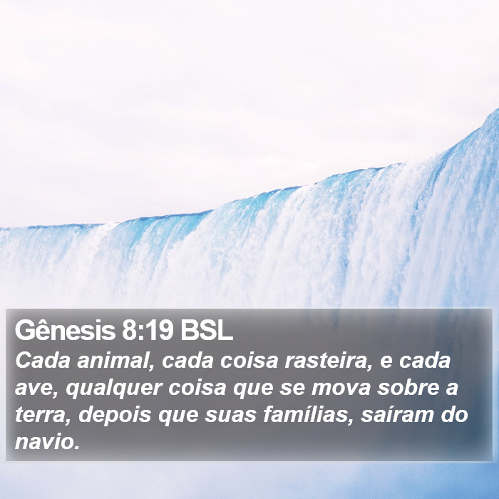 Gênesis 8:19 BSL Bible Study