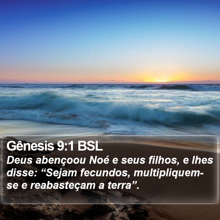 Gênesis 9:1 BSL Bible Study