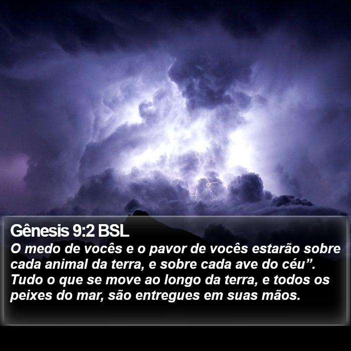 Gênesis 9:2 BSL Bible Study