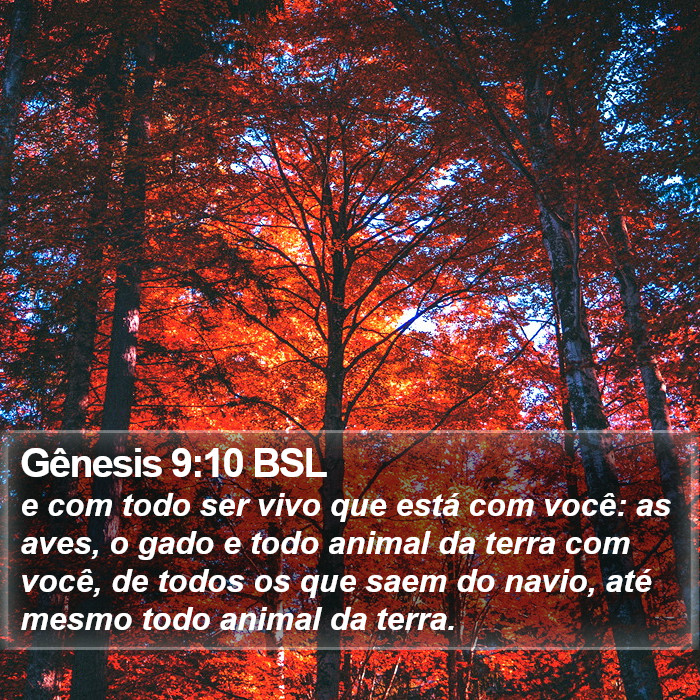 Gênesis 9:10 BSL Bible Study