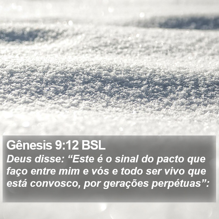 Gênesis 9:12 BSL Bible Study
