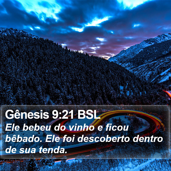 Gênesis 9:21 BSL Bible Study