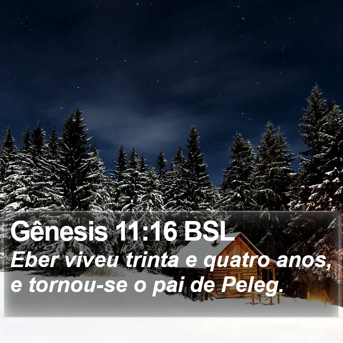 Gênesis 11:16 BSL Bible Study