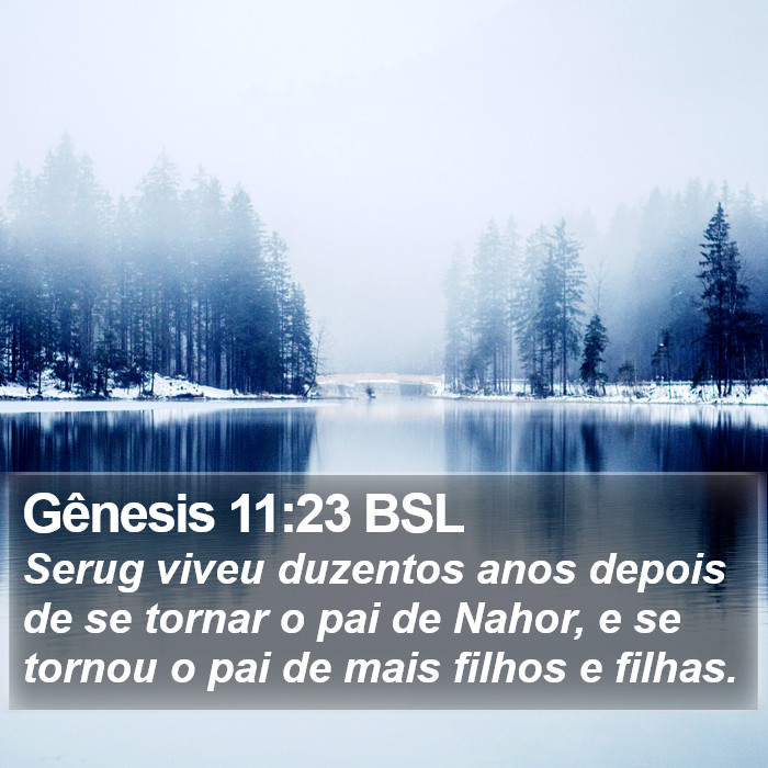 Gênesis 11:23 BSL Bible Study