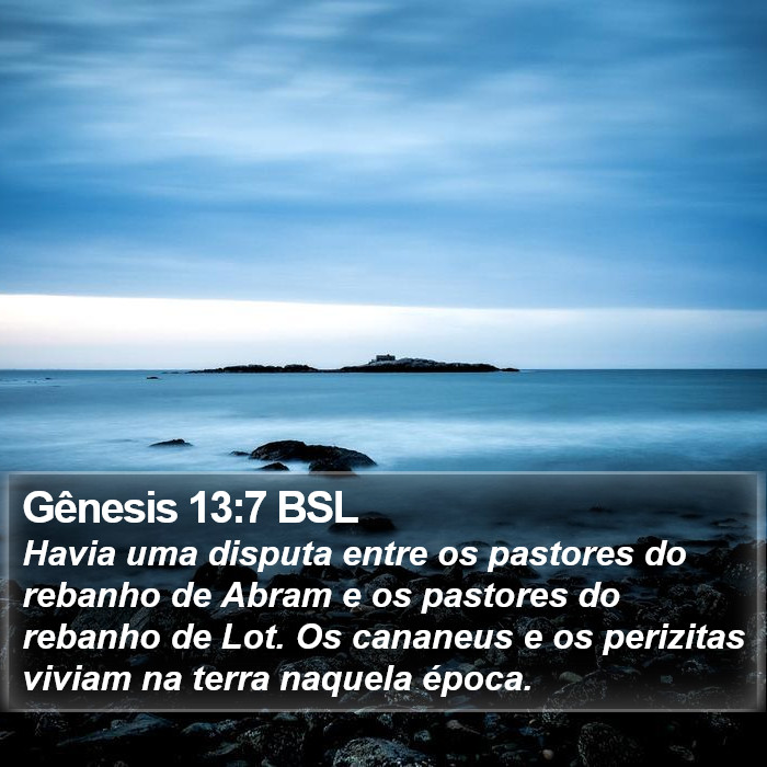 Gênesis 13:7 BSL Bible Study