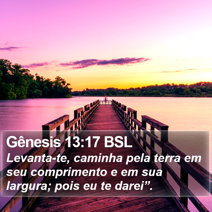 Gênesis 13:17 BSL Bible Study