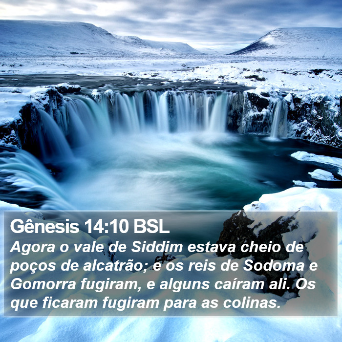 Gênesis 14:10 BSL Bible Study