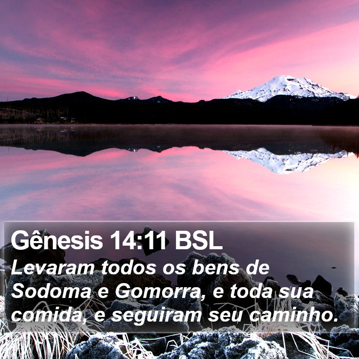 Gênesis 14:11 BSL Bible Study