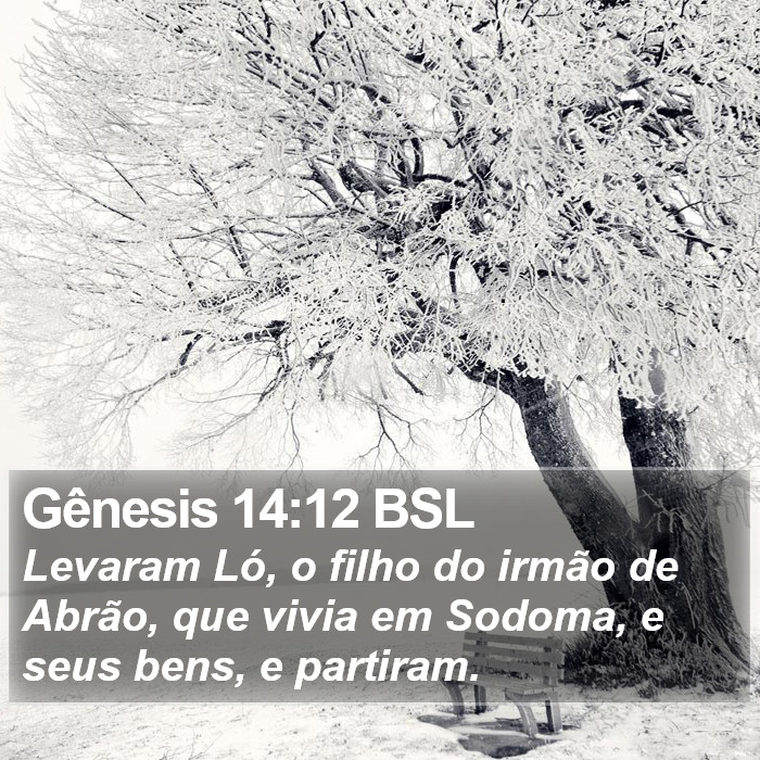 Gênesis 14:12 BSL Bible Study