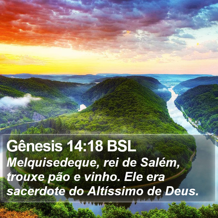 Gênesis 14:18 BSL Bible Study