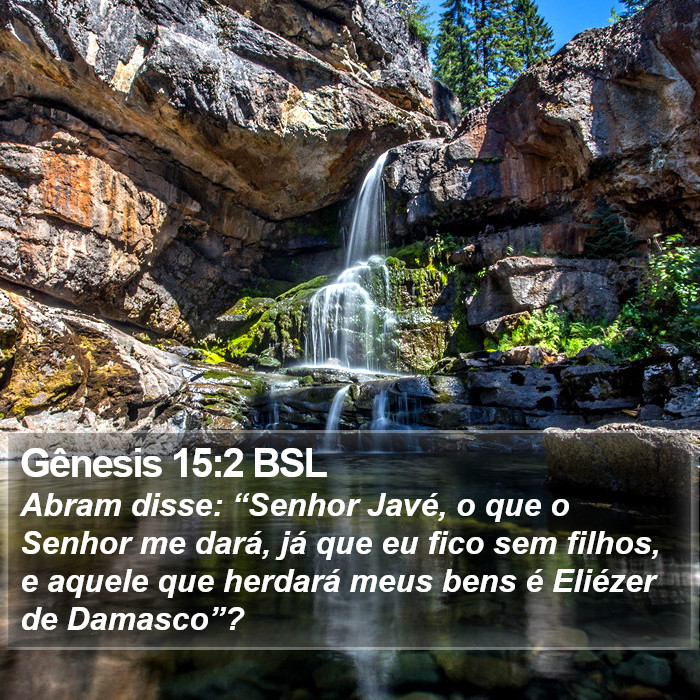 Gênesis 15:2 BSL Bible Study