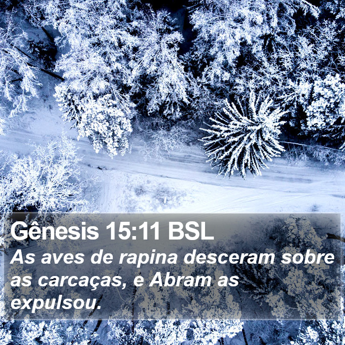 Gênesis 15:11 BSL Bible Study