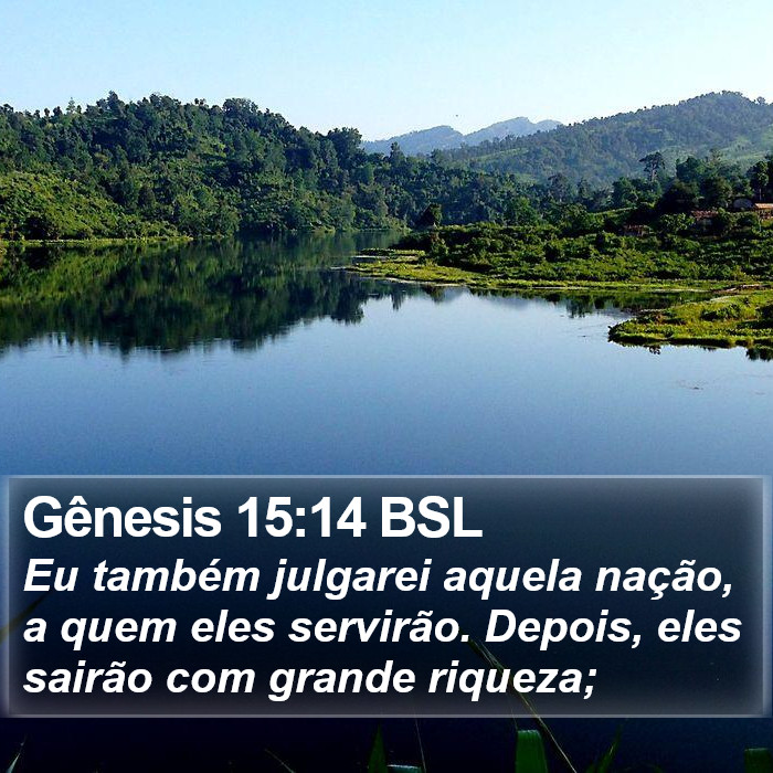Gênesis 15:14 BSL Bible Study