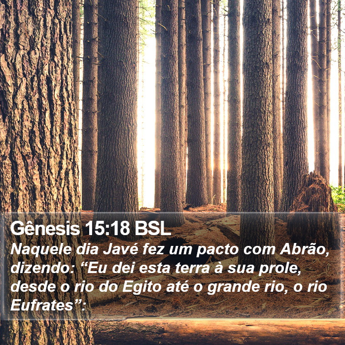 Gênesis 15:18 BSL Bible Study