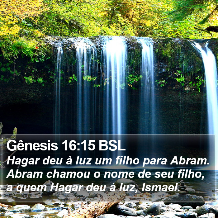 Gênesis 16:15 BSL Bible Study