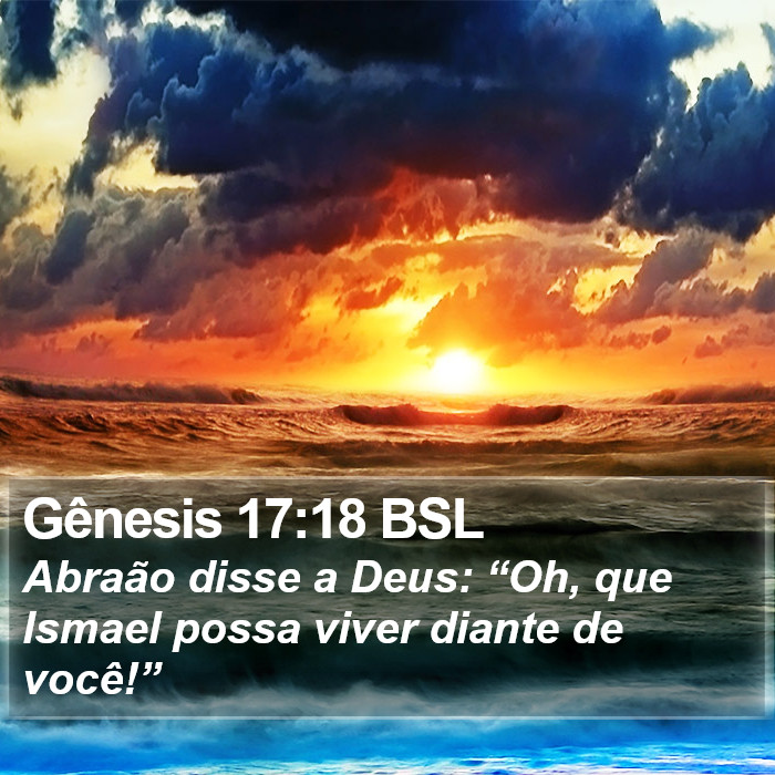 Gênesis 17:18 BSL Bible Study