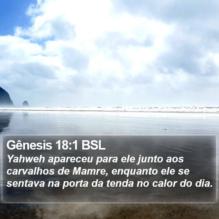 Gênesis 18:1 BSL Bible Study