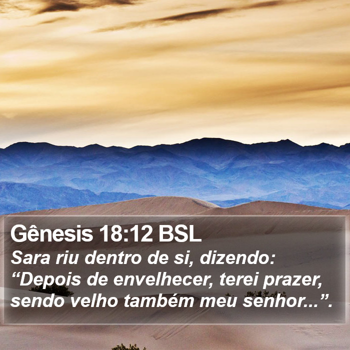 Gênesis 18:12 BSL Bible Study