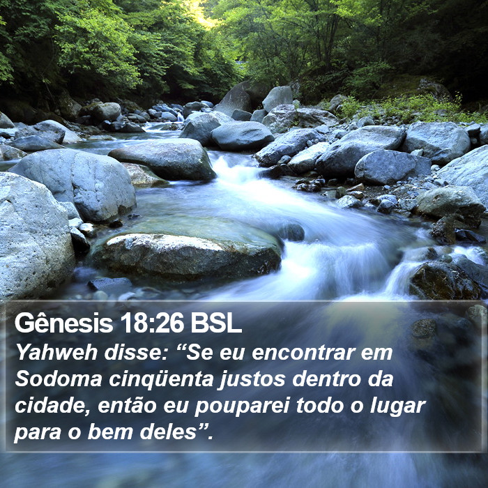 Gênesis 18:26 BSL Bible Study