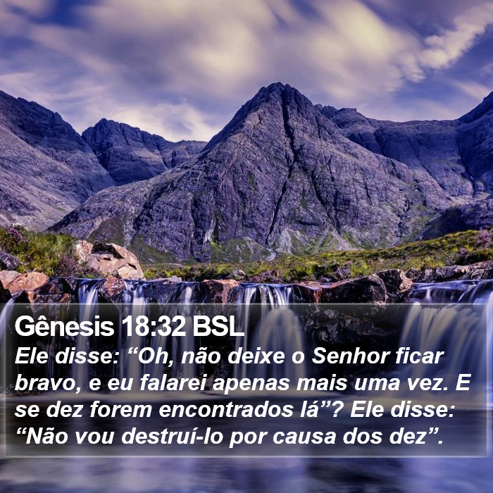 Gênesis 18:32 BSL Bible Study