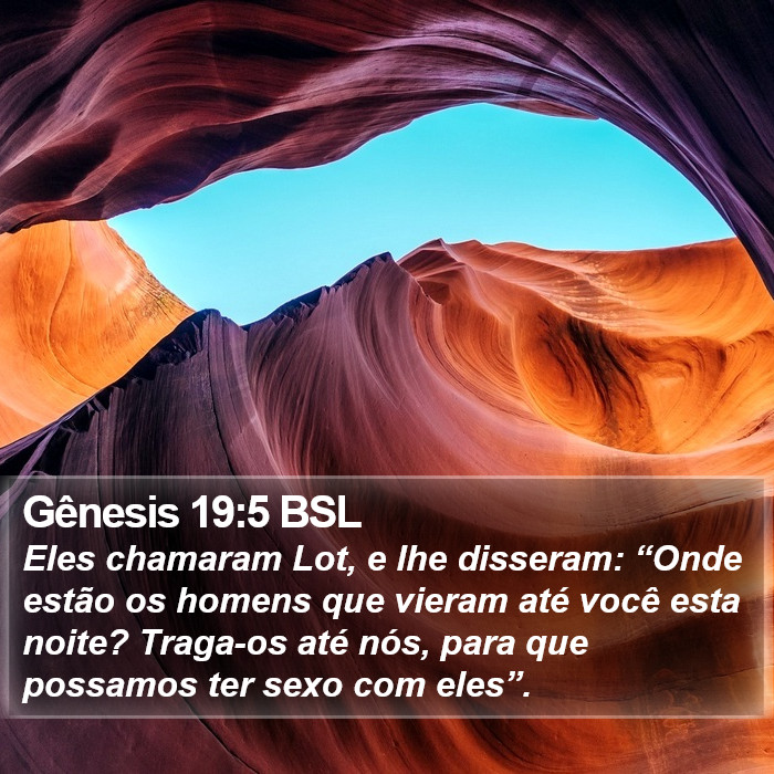 Gênesis 19:5 BSL Bible Study